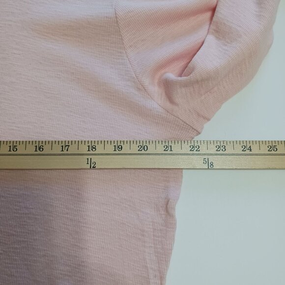 NWT Forever Comfort By NYDJ Pink Long Sleeve Top 2X Textured Soft Cotton - Picture 12 of 13